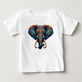 Elefantens majestiska swirls t shirt