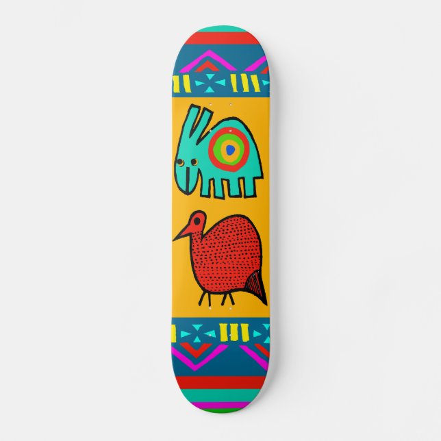 Elefantens Skateboard Bräda 20,5 Cm (Framsida)