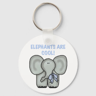 Elefanter är kalla Keychain Nyckelring