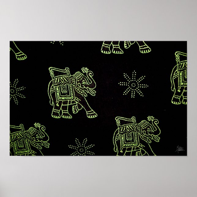 Elefanter [Art Print] Poster (Framsidan)