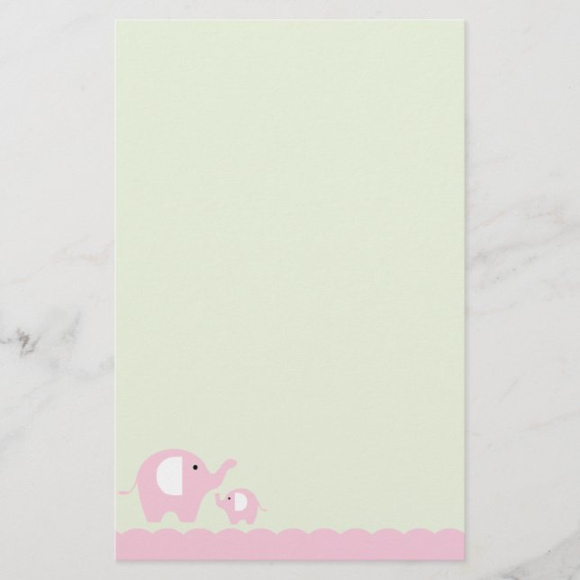 Elefanter Brevpapper (Framsida)