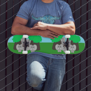 Elefanter Design Mini Skateboard Bräda 18,7 Cm
