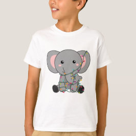Elefanter (Elephant jul Snö Winter Animals Elephan T Shirt
