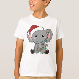 Elefanter (Elephant jul Snö Winter Animals Elephan T Shirt