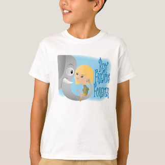 Elefanter Glömmer Aldrig Sina Vänner T Shirt