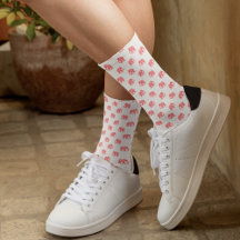 Elefanter i rött klädda (på vitt)