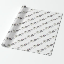 Elefanter Inpackningspapper Presentpapper