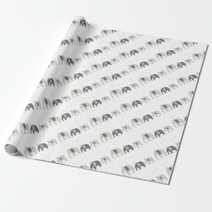 Elefanter Inpackningspapper Presentpapper