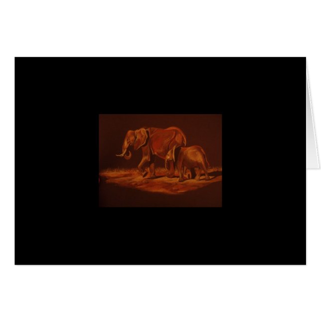 Elefanter OBS Kort (Framsidan Horizontal)