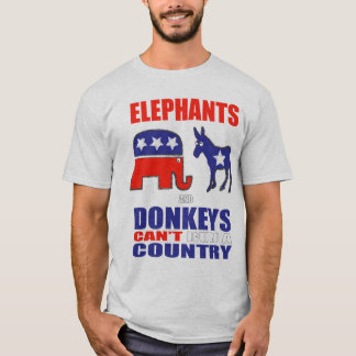 Elefanter och åsnor t-shirt