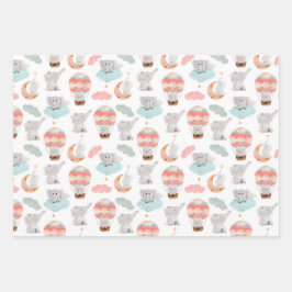 Elefanter och Kärlek Heart Mönster