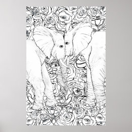 Elefanter Poster