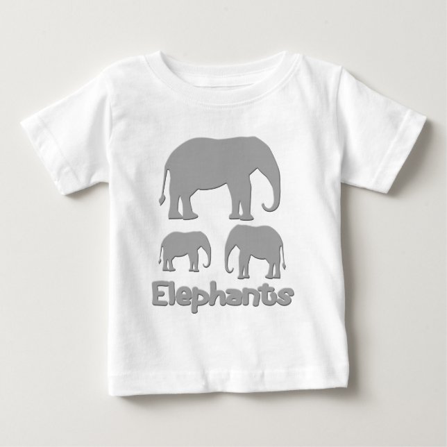 Elefanter T-shirt (Framsida)