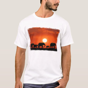 Elefantfamilj T Shirt