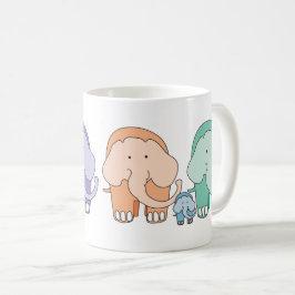 Elefantfamiljen Kaffemugg