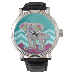 Elefantfestivalklocka Armbandsur