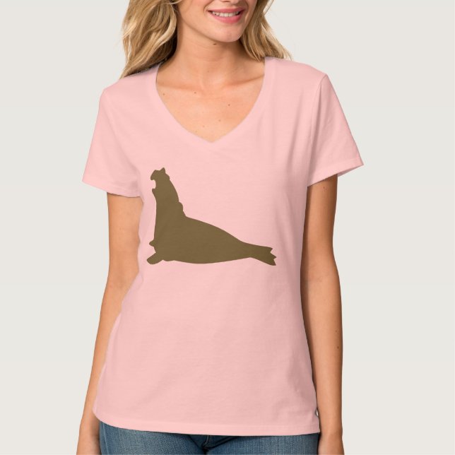 Elefantförseglingsfartyg Oliv grönt Tee (Framsida)