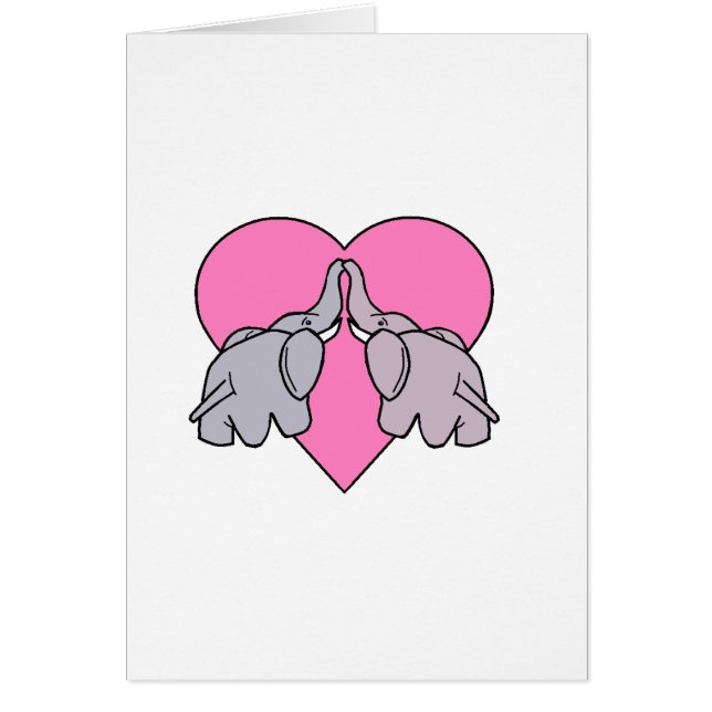 Elefanthjärta Hälsningskort (Framsidan)