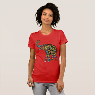 Elefanthjärtamönster T Shirt