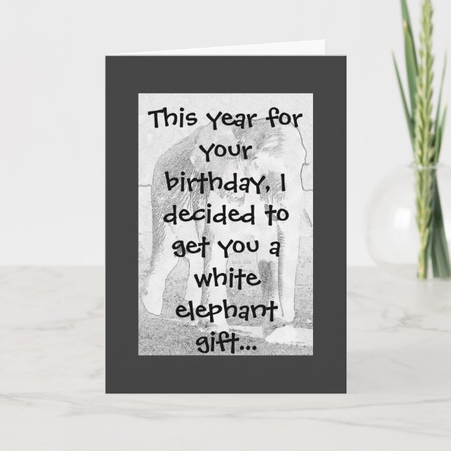 Elefanthumor Kort (Framsida)