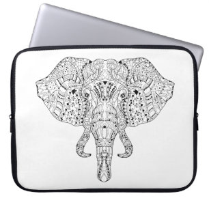 Elefanthuvudklottret skissar laptop fodral