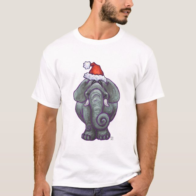 Elefantjul jul t-shirt (Framsida)