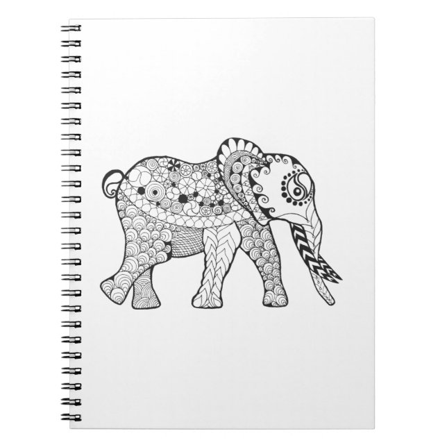 Elefantklotter Anteckningsbok (Framsidan)