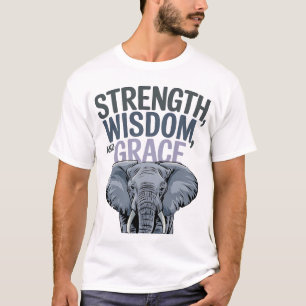 Elefantkonst "Styrka, visdom, höghet" T Shirt