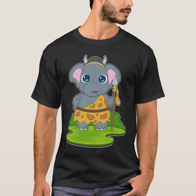 Elefantkrigarsnäppa T Shirt (Framsida)