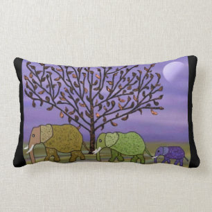 Elefantmånelumbaren kudder lumbarkudde