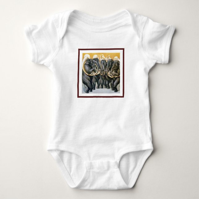 Elefantmässingsmusikband Tee Shirt (Framsida)