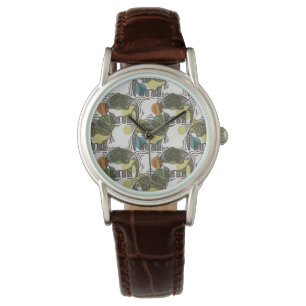 Elefantmönster Armbandsur