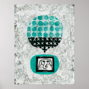 Elefantomens påminnelse Poster väggkonst