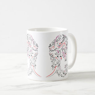 elefantornat kaffemugg