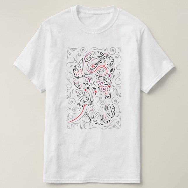 elefantornat tee shirt (Design framsida)