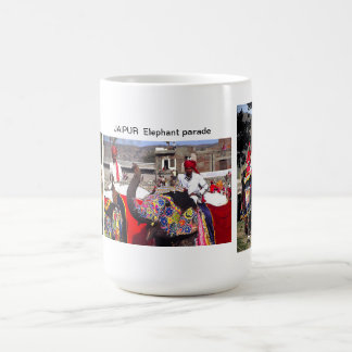 ELEFANTPARAD JAIPUR INDIEN KAFFEMUGG