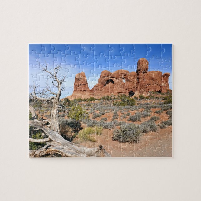 Elefantparad vid Arches National Park Pussel (Horisontell)