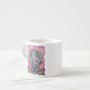 Elefantpresenter och tillbehör espressomugg