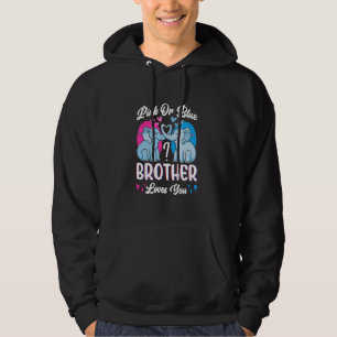 Elefants Gender Reveal Party Rosa eller Blue Broth Hoodie