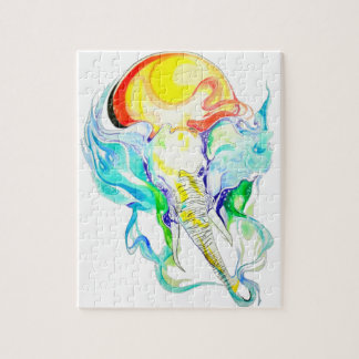 elefantsolsken pussel