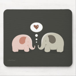 ElefantSoul parar ihop mousepad Musmatta
