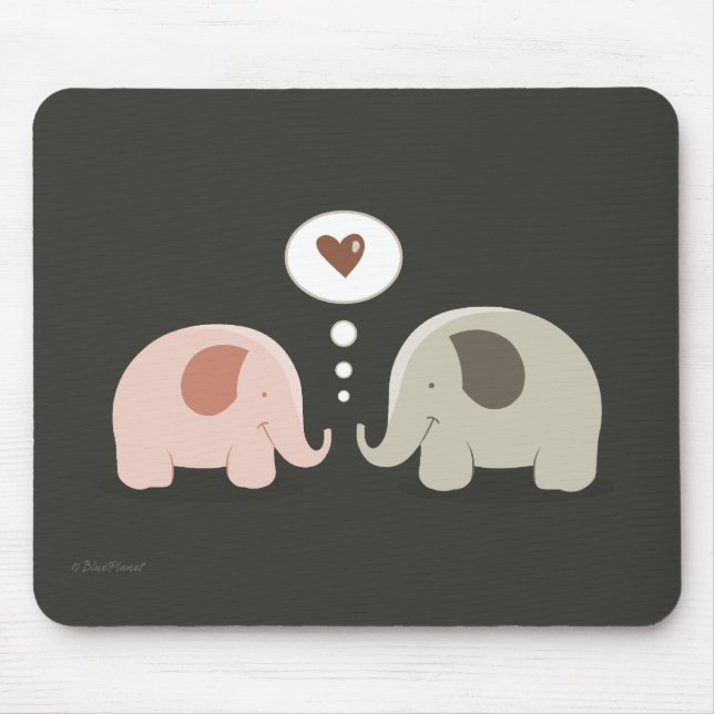 ElefantSoul parar ihop mousepad Musmatta (Framsidan)