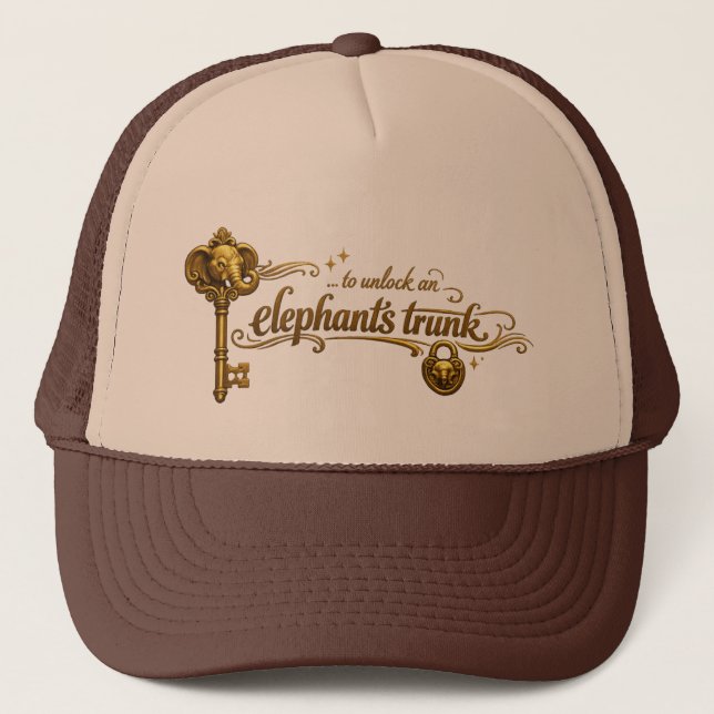 Elefanttrunk Truckerkeps (Framsida)
