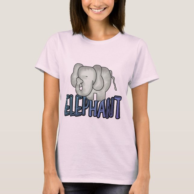 ElefantTshirts och gåvor Tee Shirt (Framsida)