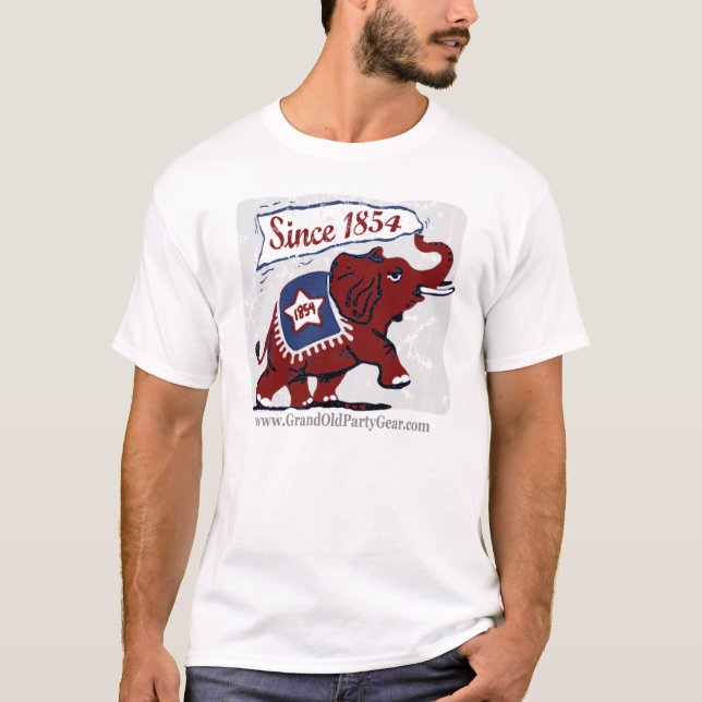 Elefantungeskjorta Tee Shirt (Framsida)