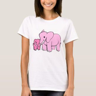 Elefantutslagsplats (rosor) t-shirt