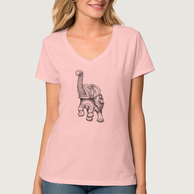 ElefantV-Nacke T-shirt (Framsida)