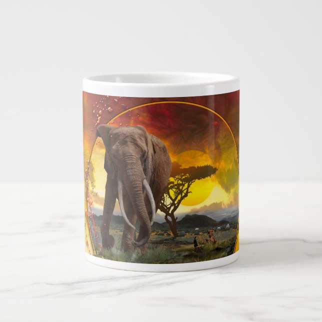 Elefantvakt "De band som binder" Jumbo Mugg (Framsidan)