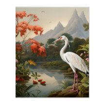 Elegance Amidst Tranquilitet: A Storks serenity