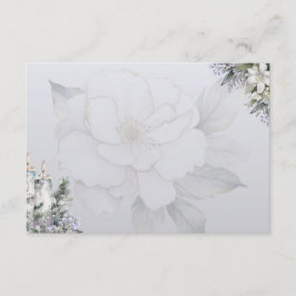 Elegance Basic Blank Recipe Card Tilläggskort